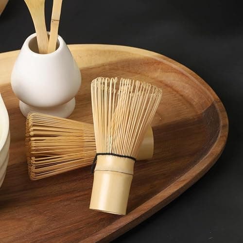 Bamboo Matcha Whisk Traditional Japanese Matcha Whisk Handcrafted Chasen for Matcha Powder Bamboo Whisk for Authentic Matcha Tea Ceremony Tea Preparation thumbnail 2