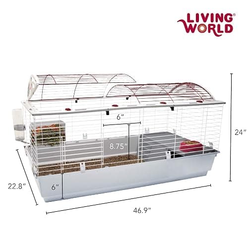 Living World - Deluxe Hybrid Habitat, X-Large - Rabbit, Guinea Pig, Chinchillas, and Small Animal Cage thumbnail 4