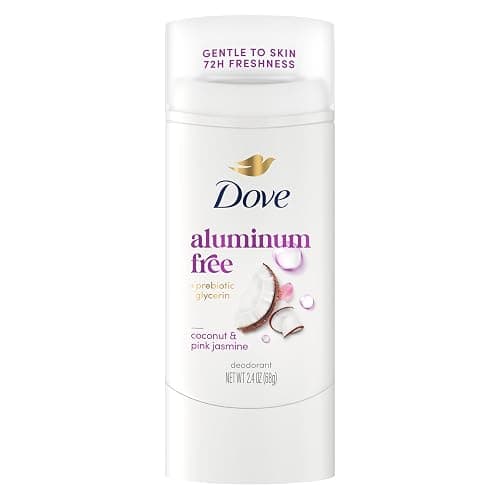 Dove Deodorant Stick for 72 Hour Odor Protection Coconut & Pink Jasmine Aluminum Free 2.4 oz - Image 1