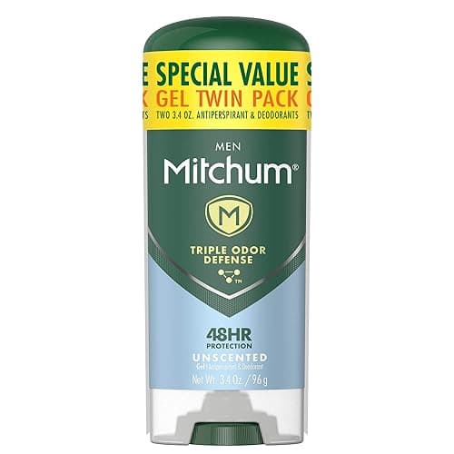 Mitchum Men's Unscented Gel Stick Deodorant