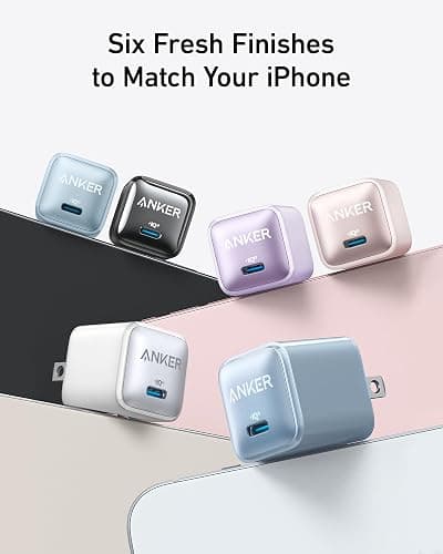 Anker USB C Charger Block 20W (Nano Pro), PIQ 3.0 Compact Fast Charger for iPhone 17/16/15/14/13 Series, Galaxy, Pixel 4/3, iPad (Cable Not Included) thumbnail 4
