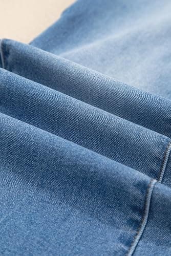 Sidefeel Flare Jeans for Women High Waisted Stretchy Bell Bottoms Wide Leg Side Seam Denim Pants thumbnail 9