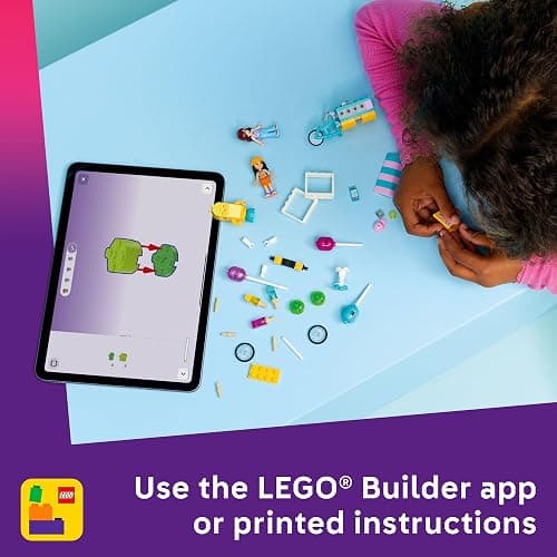 LEGO Friends Ice Cream & Balloon Stand Building Toy for Girls & Boys - Pretend Play Set for Kids, Ages 6+ - W/Liann & Paisley Minidolls & Accessories - Gift Idea for Birthdays - 42692 thumbnail 6