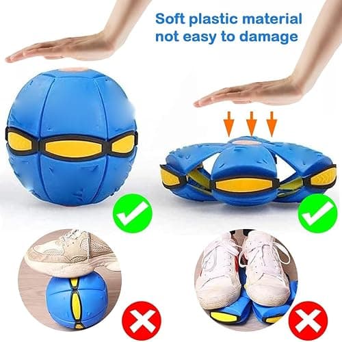 mcgotasy Magic Meta Ball, Magic Bouncing Ball, Children's Bouncing Balls, Magic Metaball, Magic Flying Saucer, Bouncy Balls, Parent-Child Interaction (4PCS, Lights) thumbnail 5