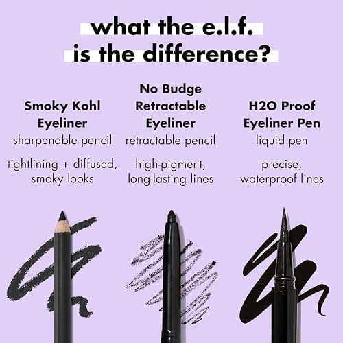 e.l.f. Smoky Kohl Eyeliner, Eye Pencil for Creating Long-Lasting, Bold, High-Pigment Makeup Looks, Vegan & Cruelty-Free, Plum & Go thumbnail 5