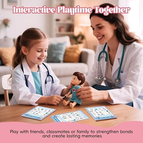 MOMOTONX 6 Pack Kids Pretend Play Notepads for Girls | 40 Pages Kids Playtime Pads, 4'' x 6'' Imaginative Role Play Activity Pads, Educational Toys for Toddlers thumbnail 7