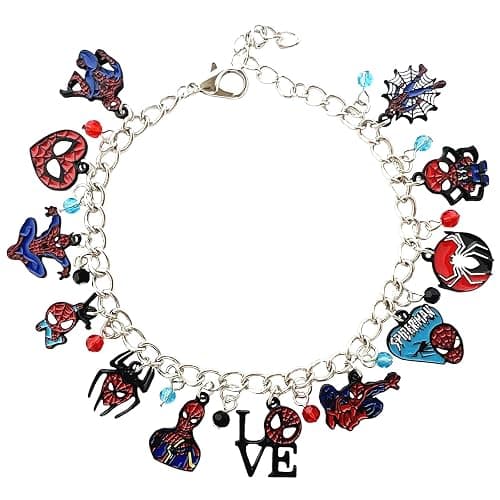 Uizfbnls Superhero Bracelet Metal Bracelet for woman Men (Color 9) - Image 1