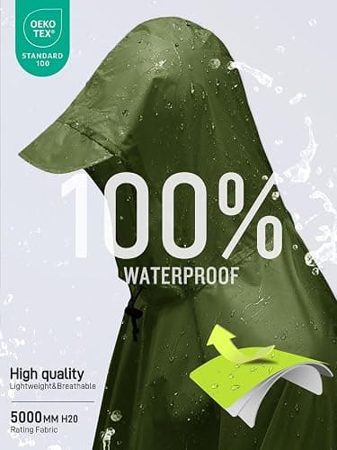 Hooded Rain Poncho thumbnail 4
