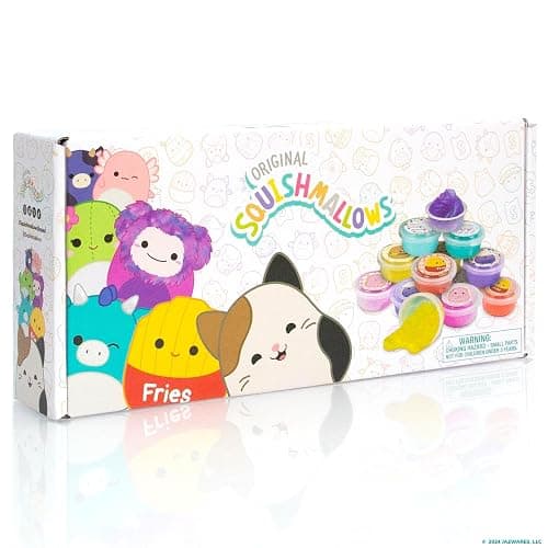 Original Squishmallows Ultimate Compounds Set, 25-Pack, Scented Glitter Slimes, Slime Party Favors for Kids, Slime Bulk, Kids Party Favors Goodie Bags, Mini Squishmallows, Mini Slime, Sludge Toys thumbnail 8