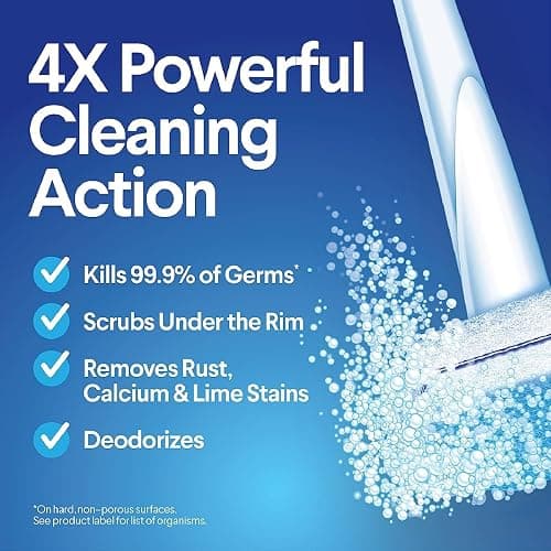 Clorox ToiletWand Disposable Toilet Cleaner Refills, Rainforest Rush Scent, 30 Count, Kills 99.9% of Germs, Touch-Free Toilet Cleaning thumbnail 5
