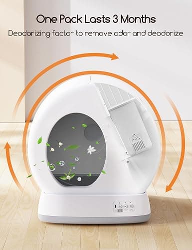 MeoWant Pet Odor Eliminator- 30-Day Continuous Automatic Cat Litter Box Odor Deodorant Gel Only Suitable for MW-SC01 / MW-SC02/MW-LB02 Cat Litter Box (6Pcs) thumbnail 4