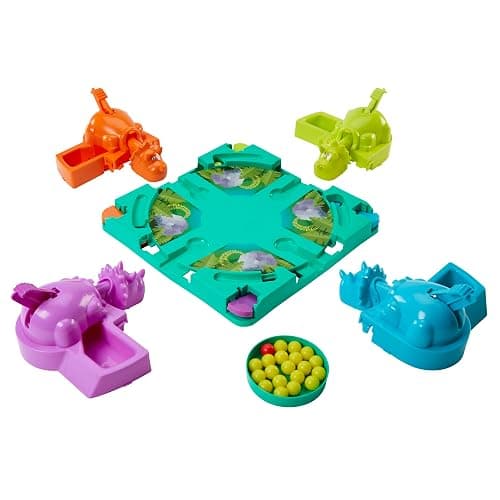 Hasbro Gaming Hungry Hungry Hippos Dino Edition Board Game, Pre-School Game for Ages 4 and Up; for 2 to 4 Players (Amazon Exclusive) thumbnail 11