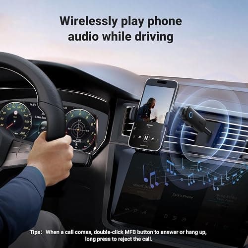 UGREEN Bluetooth Transmitter Receiver for 2 AirPods or BT Devices, Bluetooth Wireless Transmitter for Headphones, 3.5mm Aux Audio Jack Adapter for in-Flight TV Car Home Stereo System thumbnail 4