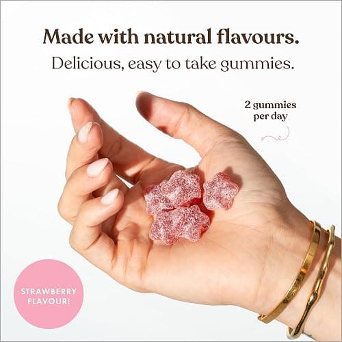 Collagen Gummies by Free Soul | High Strength Marine Collagen Supplement | Advanced Superior Type 1 Hydrolysed Collagen Peptides | Triple Strength Pure Formulation Supplement | 60 Gummies thumbnail 5