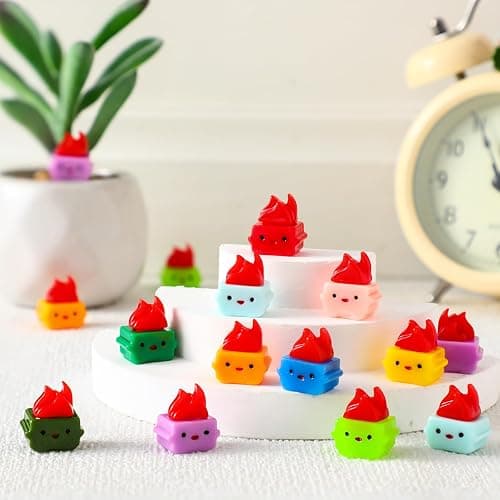 Simgoing 100 Pcs Mini Resin Dumpster Figurines Bulk, Bright Colors | Mini Resin Trash Shape, Dumpster Desk Accessories, Tiny Figurines to Hide, Employee Appreciation Gifts for Coworker Teacher thumbnail 6