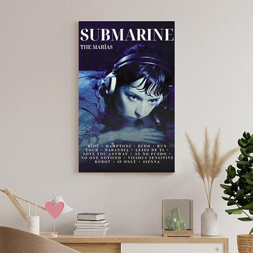The Marias Submarine 1 Canvas Poster Bedroom Decoration Landscape Office Valentine's Birthday Gift Unframe-style08x12inch(20x30cm) thumbnail 8