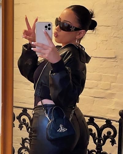 Rimless Y2K Sunglasses for Women Men Wrap Around Fashion Sunglasses Oversized Frameless Trendy Sun Glasses thumbnail 6