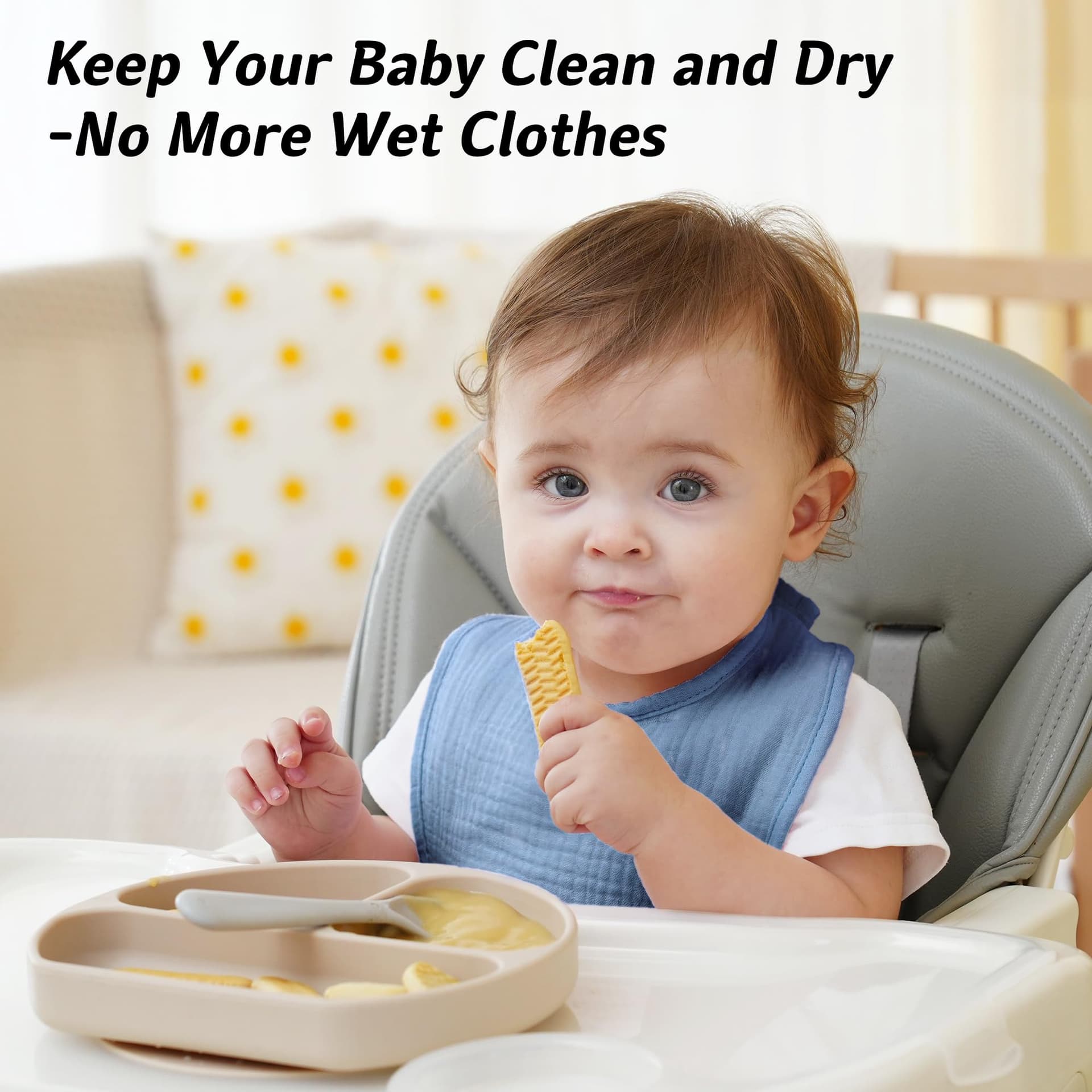 Muslin Baby Bibs thumbnail 4