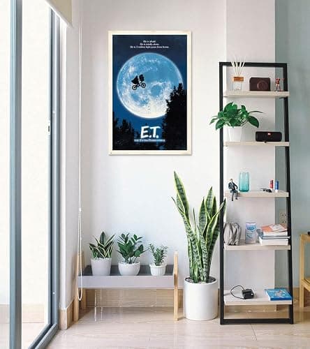 E.T. The Extra-Terrestrial - Movie Poster (Regular Style/Bicycle & Moon) (Size: 24" x 36") thumbnail 4