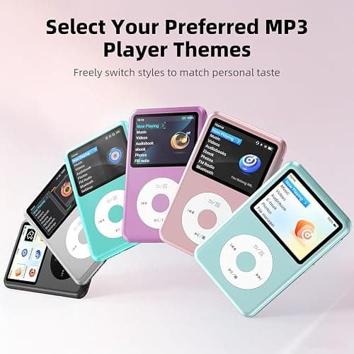 Innioasis 64GB Mp3 Player with Bluetooth, Lossless DSD DAC FLAC Support, Y2 Classic Dedicated Music Player with Playlists, Nostalgia Design, Supports up to 2TB Pink thumbnail 4