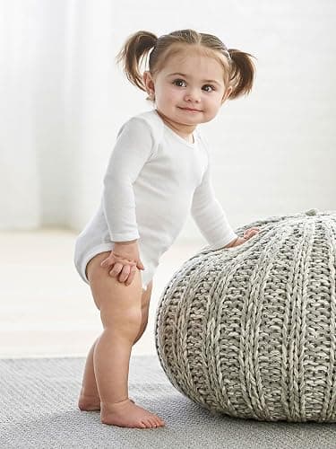 Gerber unisex-baby Multi-pack Long-sleeve Onesies Bodysuit Mitten Cuff Sizes thumbnail 2