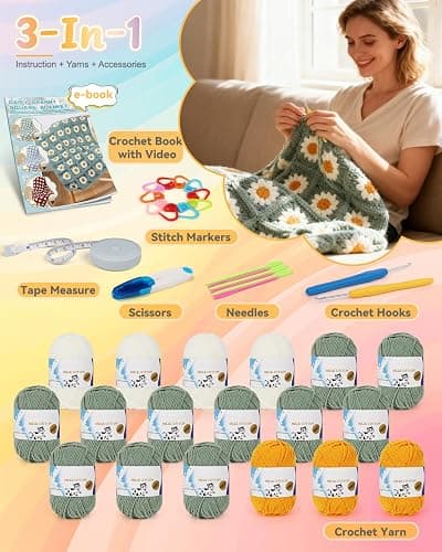 beginner crochet kit thumbnail 6