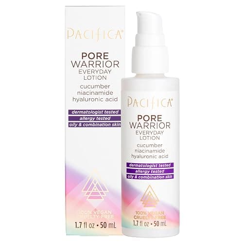 Pacifica Pore Warrior Everyday Face Lotion Acne Fighting - Niacinamide, Cucumber and Hyaluronic Acid1.7 oz - Image 1