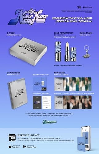 ZEROBASEONE - 1st Full Album [NEVER SAY NEVER] SCENTS Ver. thumbnail 2