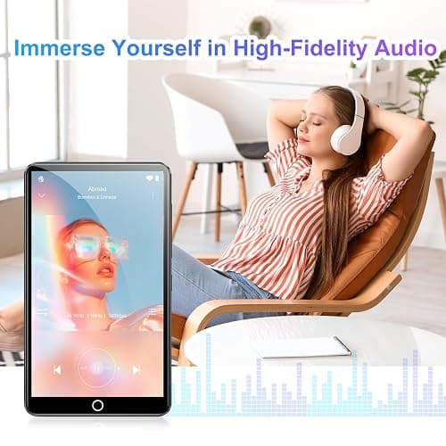 Conrain 80GB mp3 Player with Bluetooth and WiFi, 4.02" Touchscreen Android MP3 Player with 13MP Rear Camera, MP4 Music Player for Kids with Spotify, Deezer, Amazon Music, Audible thumbnail 7