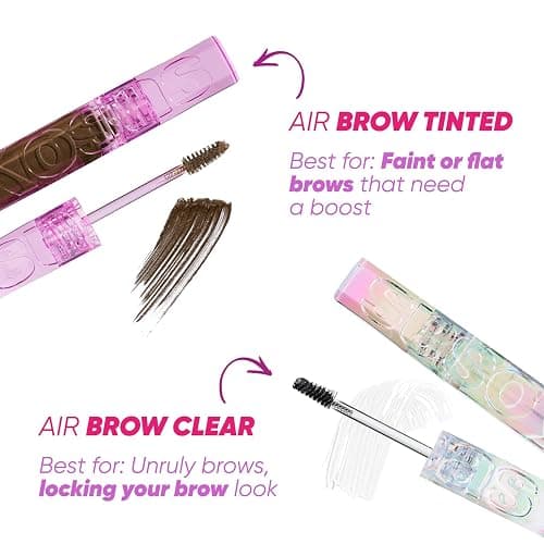 Kosas Air Brow Tinted Eyebrow Gel for Volume, Clear | Tinted brow gel to add natural-looking volume and definition with flexible, long-lasting hold for fuller-looking brows. thumbnail 3