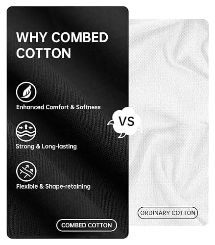 COLORFULLEAF Men's 100% Cotton Pajamas Set Button Down Pajamas for Men Long Sleeve 2 Piece Sleepwear Lounge Sets with Pockets thumbnail 2