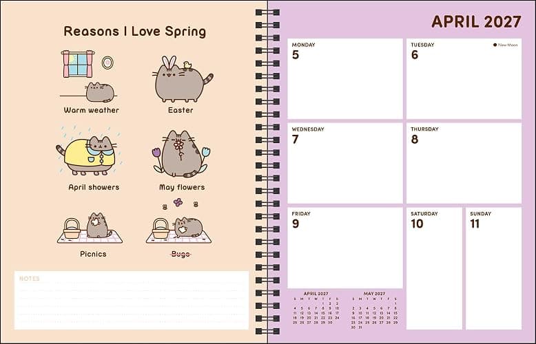 Pusheen 16-Month 2026-2027 Weekly/Monthly Planner Calendar thumbnail 8