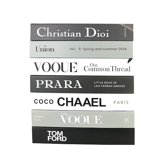 PTShadow 7 Pcs Decorative Books Aesthetic Chic Faux Book Set for Room Décor,Modern Home Decor Coffee Table Decor thumbnail 3