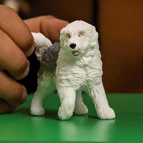 Schleich Farm World - Farm Animal Toy Old English Sheepdog Dog Figurine - Kids Ages 3+ thumbnail 2