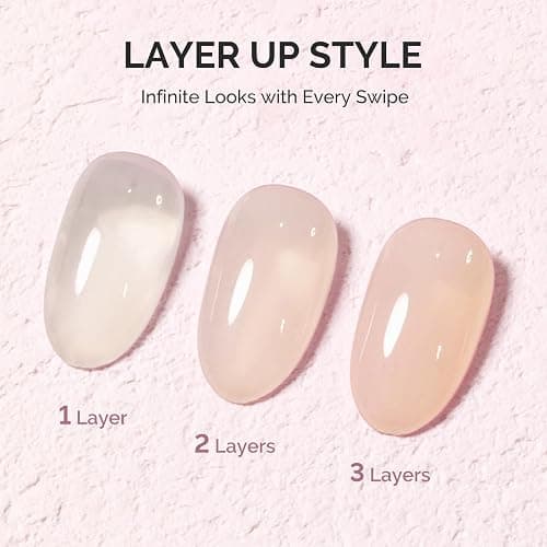 MelodySusie Jeweliver Gel Nail Polish, 0.5Fl.oz Nude Gel Polish Beige Color Soak Off UV LED Light Cure Gift for Women Manicure Nail Art DIY at Home B6405 thumbnail 2