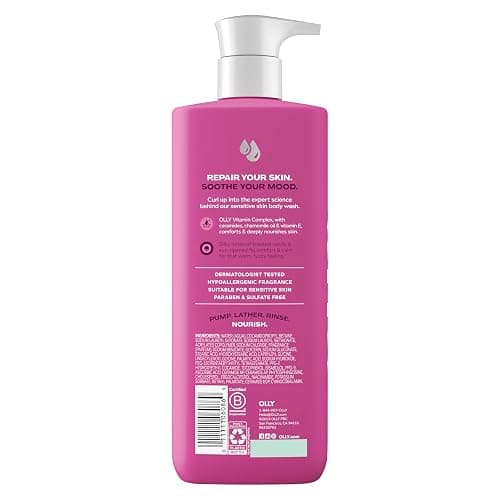 OLLY Body Wash Comfy Mood + Skin Cozy Vanilla & Fig 17 fl oz | With ceramides, chamomile oil & vitamin E to Hydrate & Nourish Skin thumbnail 2