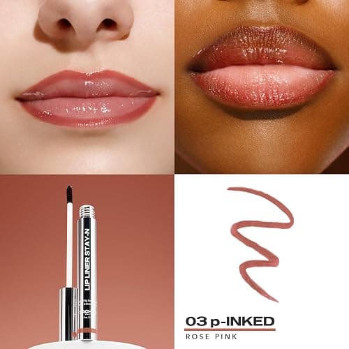 Sacheu Lip Liner STAY-N Peel Off Lip Stain — Long Lasting Matte Lip Tattoo Transfer Proof Lipstain Infused with Hyaluronic Acid & Vitamin E for All Skin Types — Vegan & Cruelty-Free, p-INKED thumbnail 2