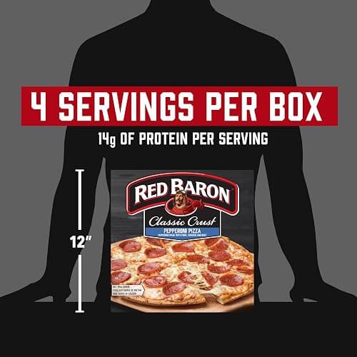 Red Baron, Classic Pepperoni Pizza, 20.60 oz (Frozen) thumbnail 8