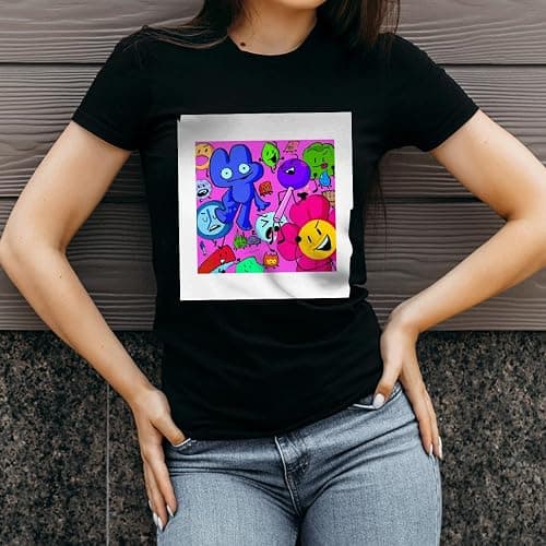 T-Shirt Bfdi Sleeve Family Character Short Unisex Friend Mix Event Women Novelty Gift for Men Big Girl Multicoloured thumbnail 4