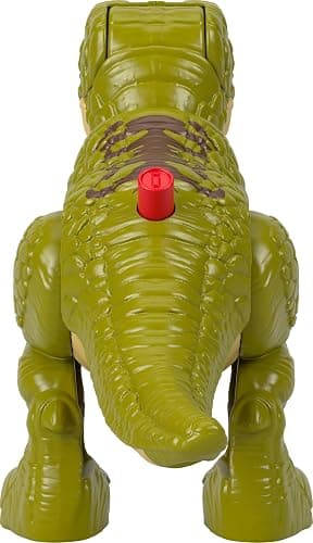 Fisher-Price Imaginext Jurassic World Dinosaur Action Figure with Kid-Activated Motion, 8-inch Tyrannosaurus Rex Dino Toy thumbnail 5
