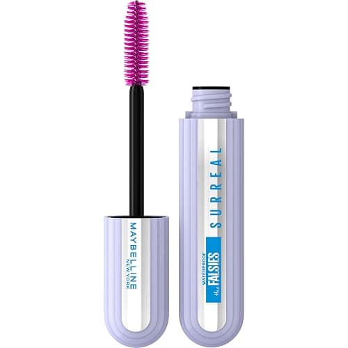 Maybelline The Falsies Surreal Extensions Waterproof Mascara, Volumizing, Lengthening Mascara Make Up, Very Black, 1 Count - Image 1