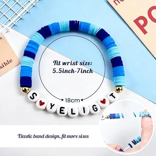 HiheXien Singer Friendship Bracelets for Fans - Handmade Stackable Gifts | Inspired by concert outfits, these stackable bracelets are perfect for birthdays, parties, and fan gifts. Fashion, for fans thumbnail 3