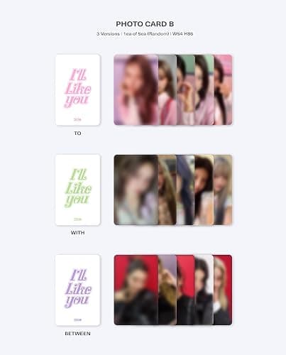 I'll Like You - Random Cover - incl. Photobook, Photocard A + B, Sticker, Album Logo Sticker, ID Photo + Poster thumbnail 8