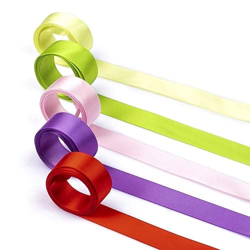 Booyckiy 3/4" Wide Satin Ribbon Shoelaces Flat Colorful Shoe Laces for Women thumbnail 6