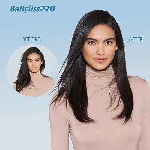 BabylissPRO Nano Titanium Ionic Hair Straightener, Professional Flat Iron For All Hair Types thumbnail 4