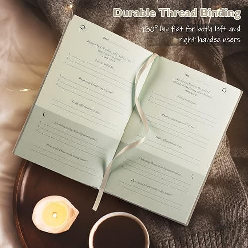 PUKYO The Gratitude Journal, manifestation journal, Daily Journal with Prompts for Affirmation, Happiness, Mindfulness, Positivity, Wellness, Undated Journal for Women & Men(8.5 * 5.5 inches) thumbnail 5