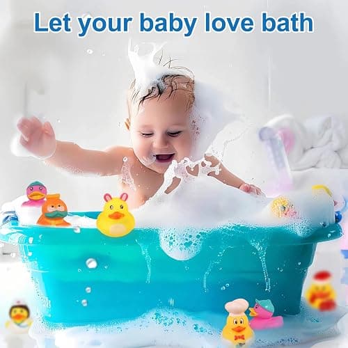 Audaisyly Rubber Ducks Bath Toy for Kids, Assortment Duckies for Jeep Ducking Pool Floater Ducky Bathtub Beach Toys, Party Favors Birthday thumbnail 6