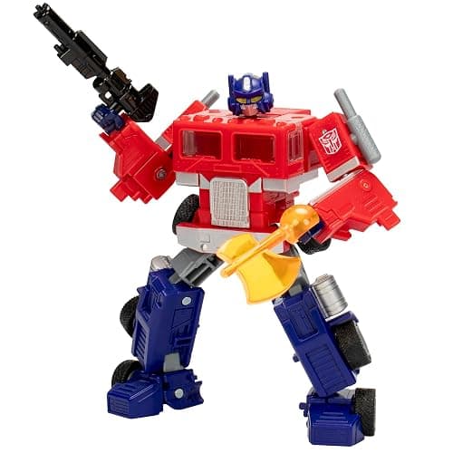 Transformers Legacy United Deluxe Class G1 Universe Optimus Prime, 5.5-inch Converting Action Figure, for Boys and Girls Ages 8+ - Image 1