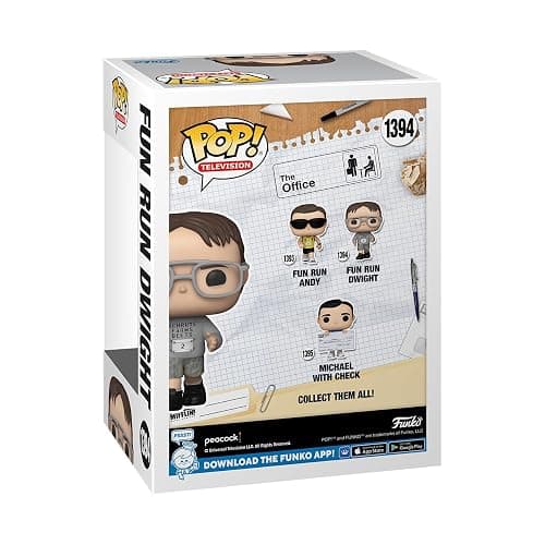 Funko POP! TV: The Office - Fun Run Dwight Schrute - Collectable Vinyl Figure - Gift Idea - Official Merchandise - for Kids & Adults - TV Fans - Model Figure for Collectors and Display thumbnail 3