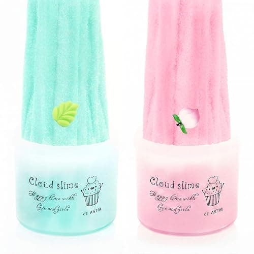 Cloud Slime Kit 2 Pack, Non-Sticky DIY Slime, Stress Relief Toy, ASMR Sensory Toys, Party Favors for Girl Boys 6 7 8 9 10 11 12(2 * 100ML) thumbnail 7